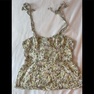2 for $15 deal!!!  Wild Fable Y2K floral camisole with tie strings